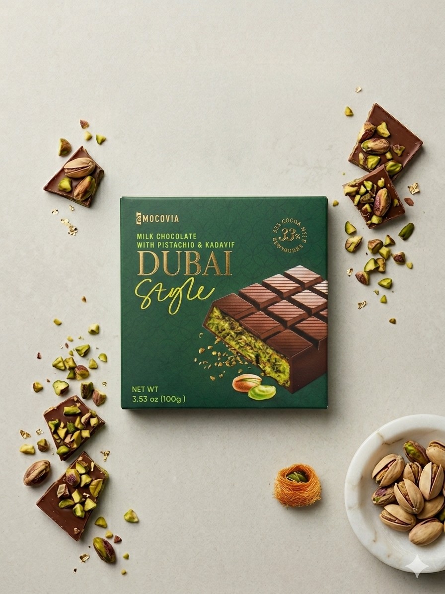 Chocolat Dubaï Style Pistache