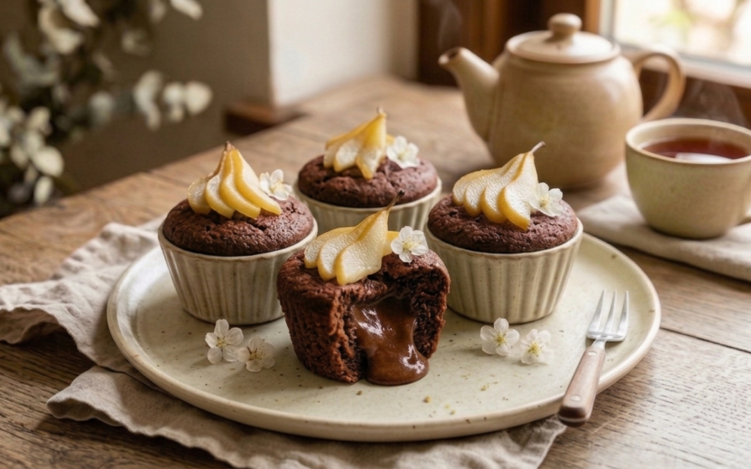 Fondant « Black Tea » & Chocolat Noir