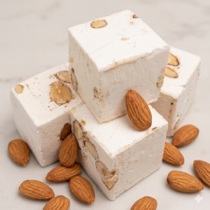 Nougat blanc aux amandes La Linoise