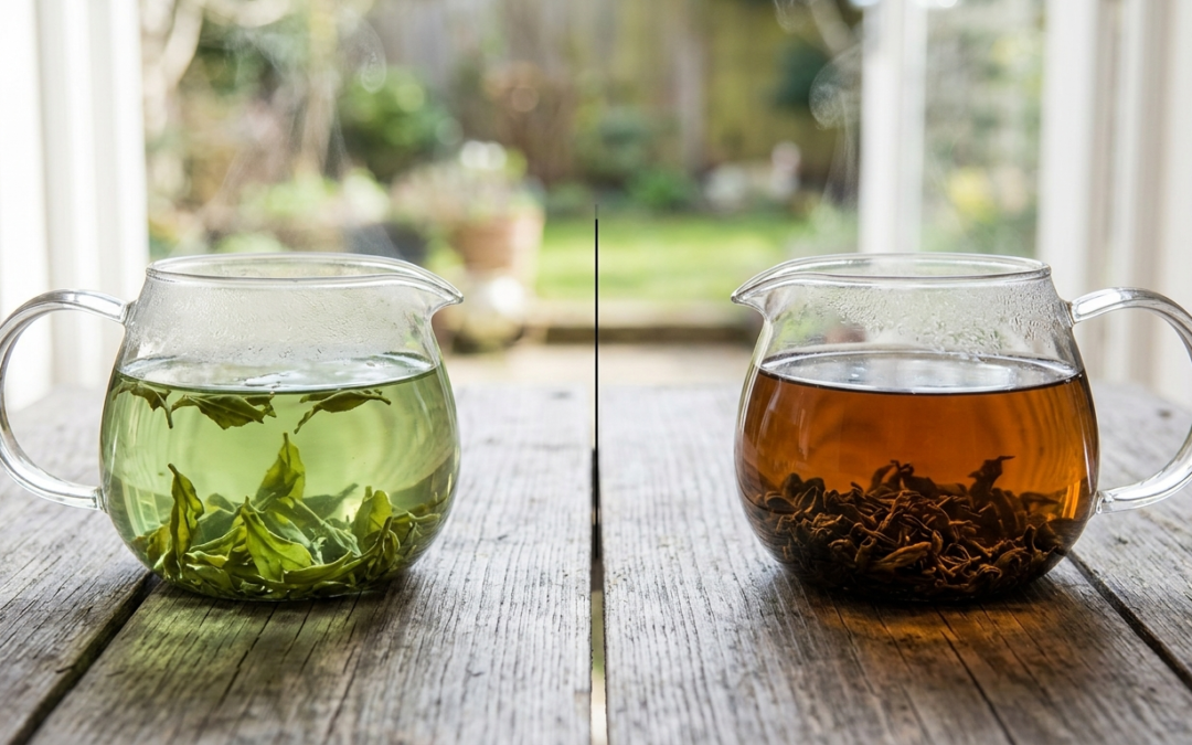 Thé vert VS Thé noir